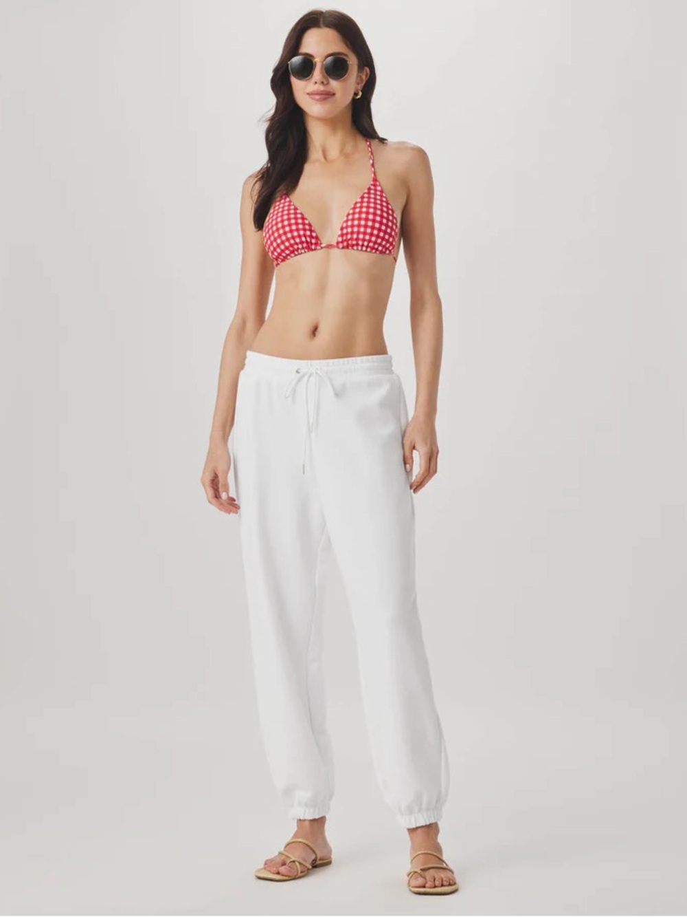 Splendid white Goldie joggers small nwt